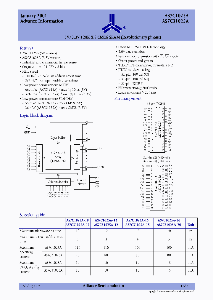 AS7C31025A-20TJI_1213203.PDF Datasheet