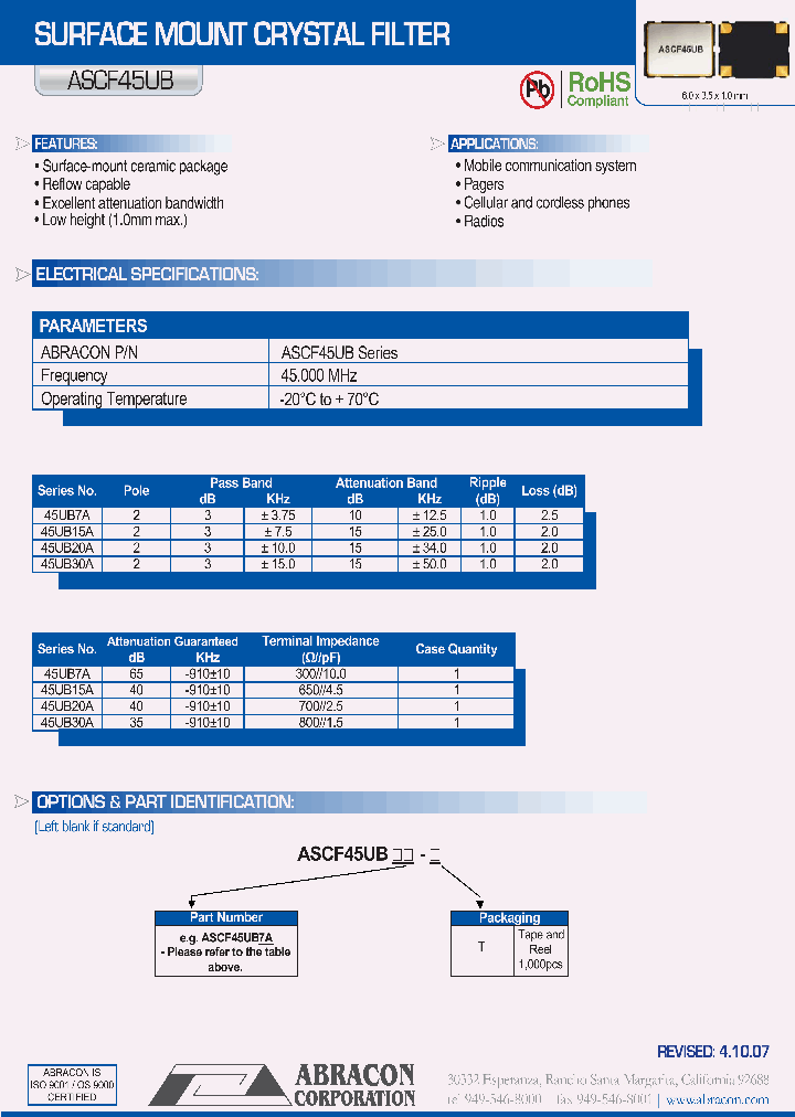 ASCF45UB7A_1213330.PDF Datasheet