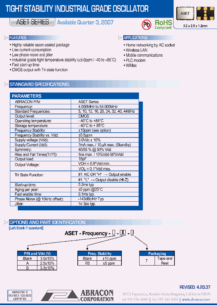 ASET_1213355.PDF Datasheet