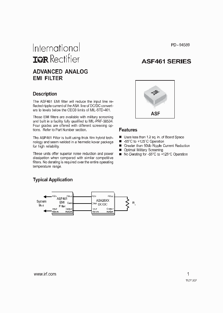 ASF461_1098922.PDF Datasheet