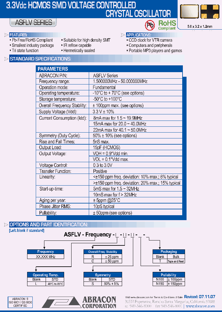 ASFLV_1213364.PDF Datasheet
