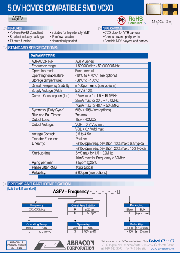 ASFV_1213365.PDF Datasheet