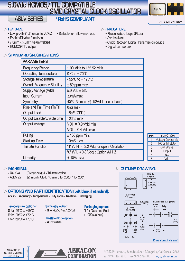 ASLV_1213416.PDF Datasheet
