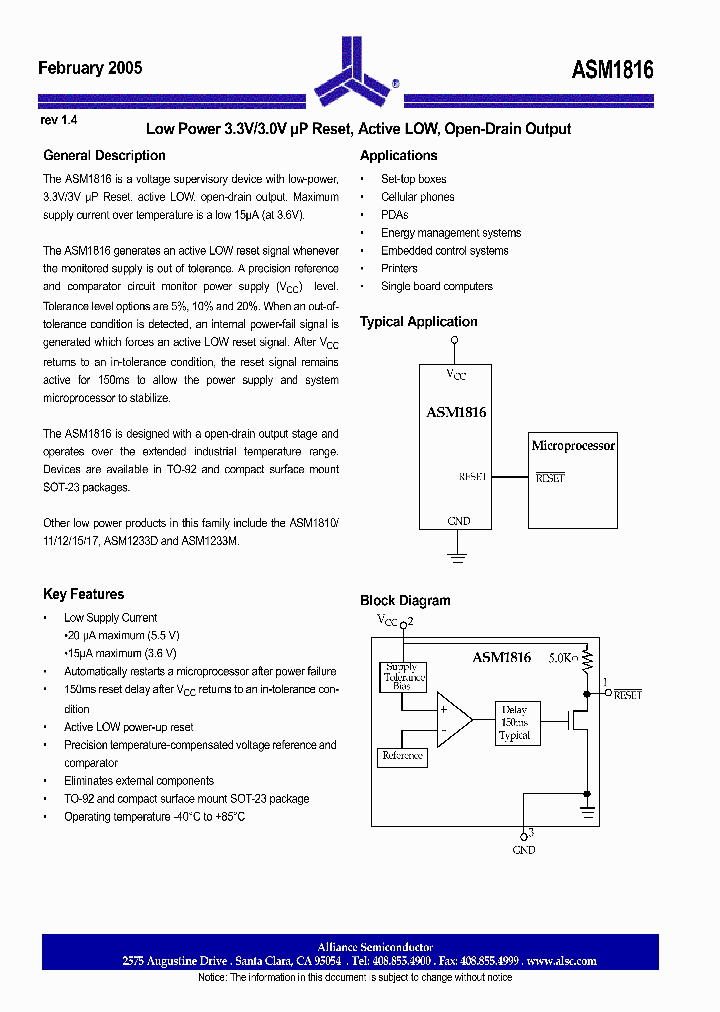 ASM1816R-5FT_1213436.PDF Datasheet