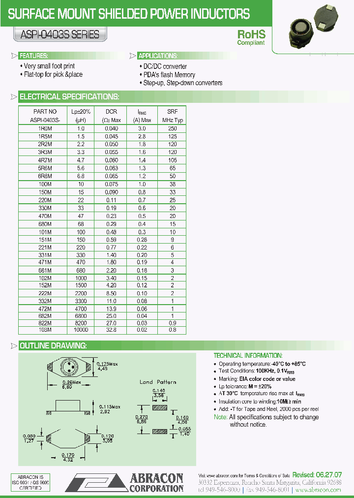 ASPI-0403S-1R0M_1056981.PDF Datasheet
