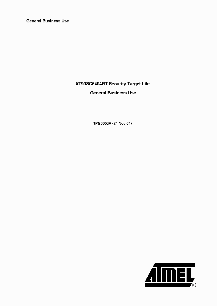 AT90SC6404RT_1097460.PDF Datasheet