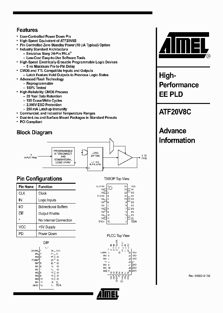 ATF20V8C_1214491.PDF Datasheet