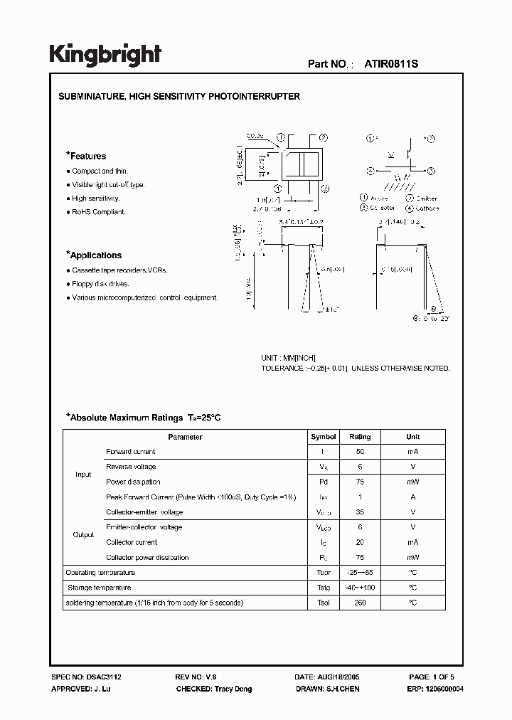 ATIR0811S_1082973.PDF Datasheet
