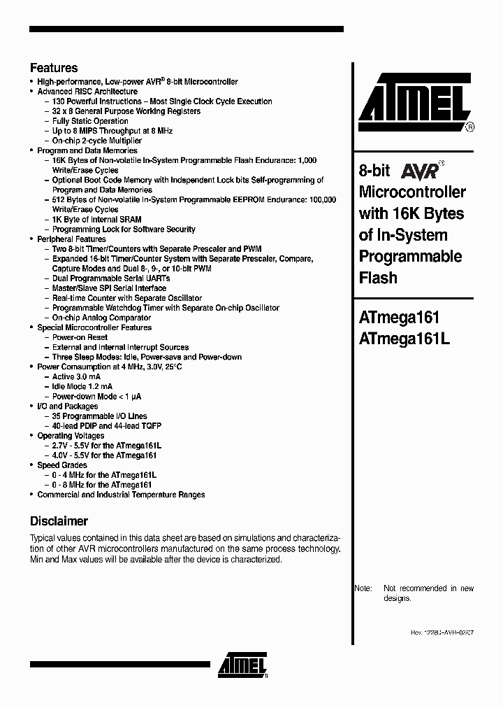 ATMEGA16107_1214545.PDF Datasheet