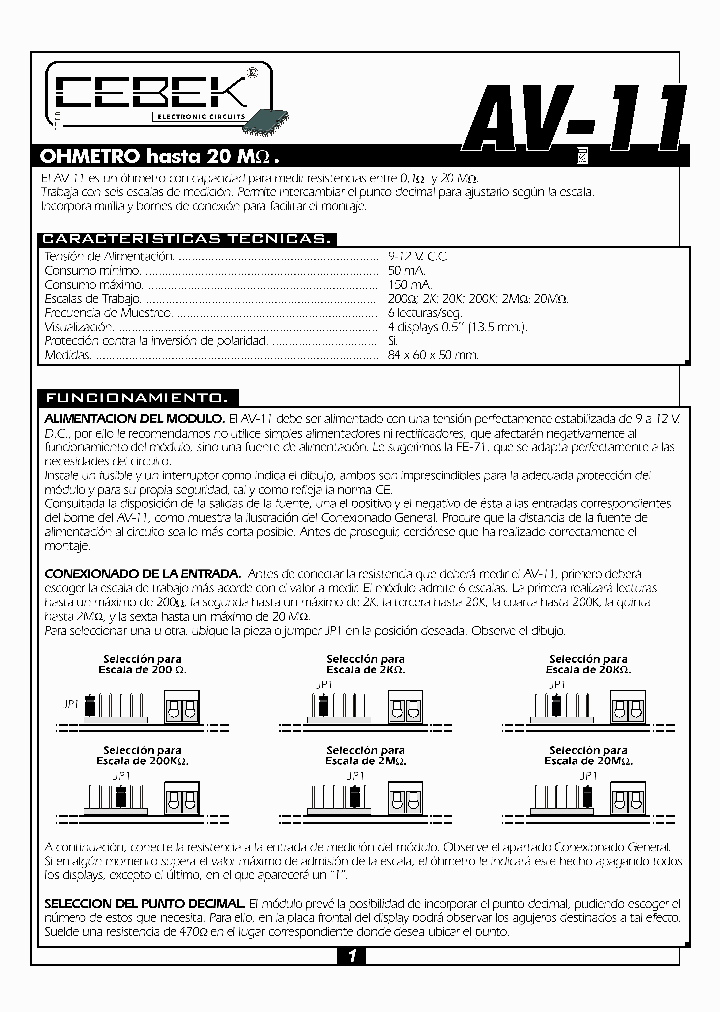 AV-11_1214761.PDF Datasheet