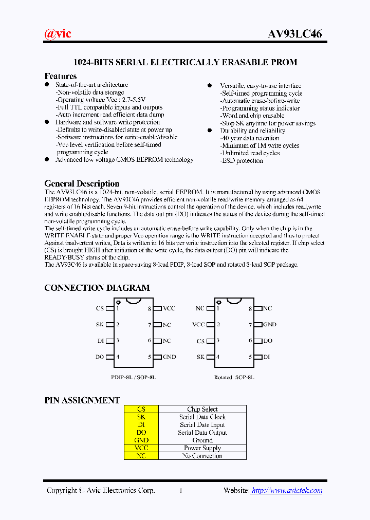 AV93LC46TI_1214847.PDF Datasheet