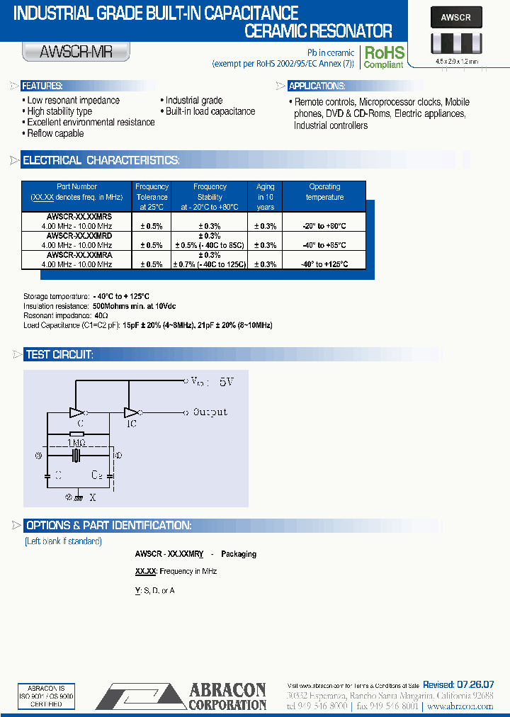 AWSCR-MR_1214910.PDF Datasheet