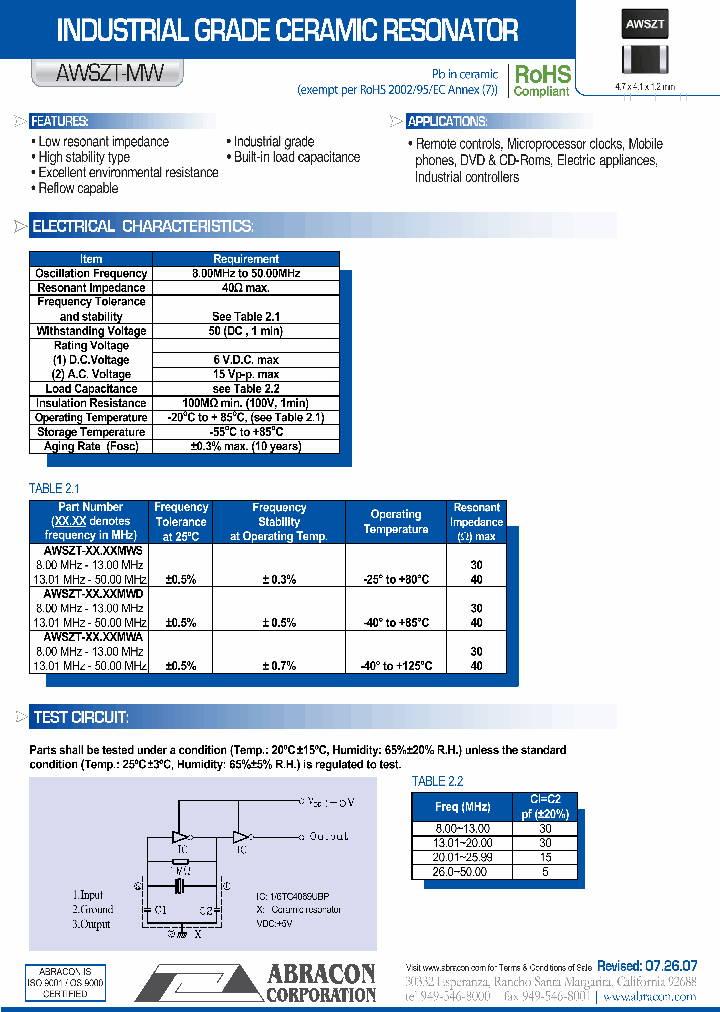 AWSZT-MW_1214918.PDF Datasheet
