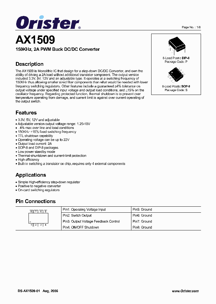 AX1509S-ADJ_1214947.PDF Datasheet