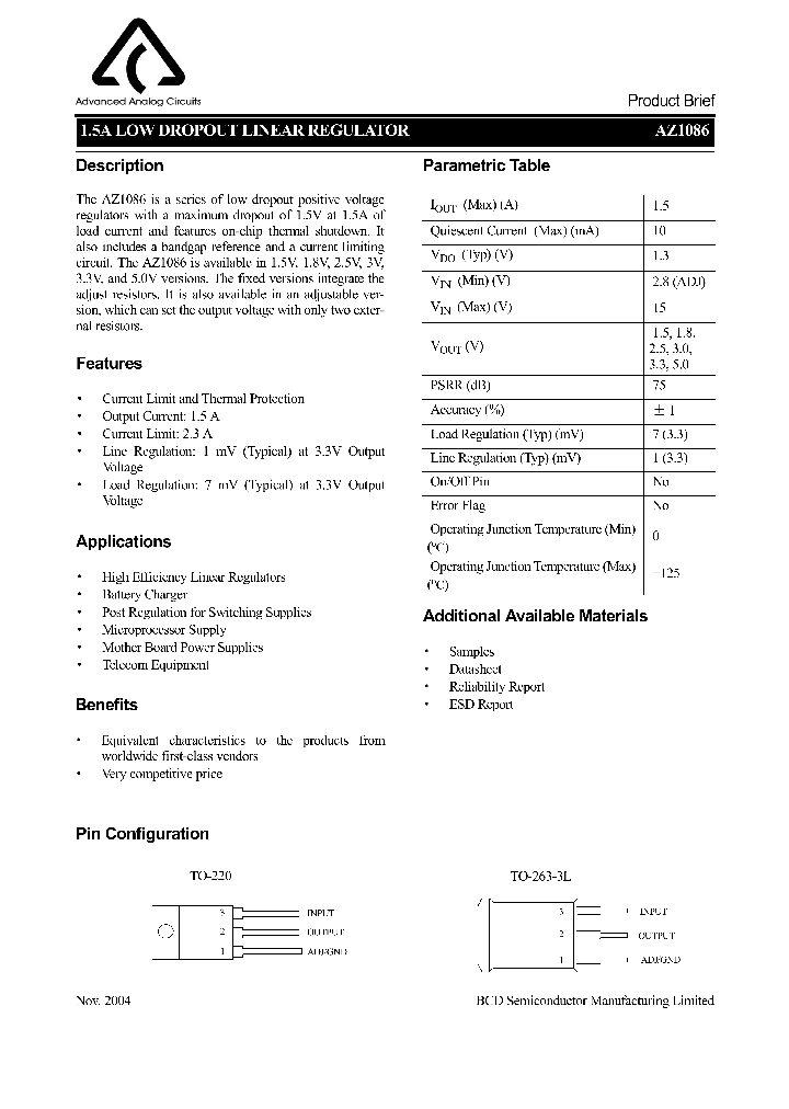 AZ1086_1124816.PDF Datasheet