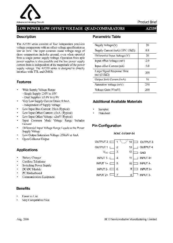 AZ339_1111306.PDF Datasheet