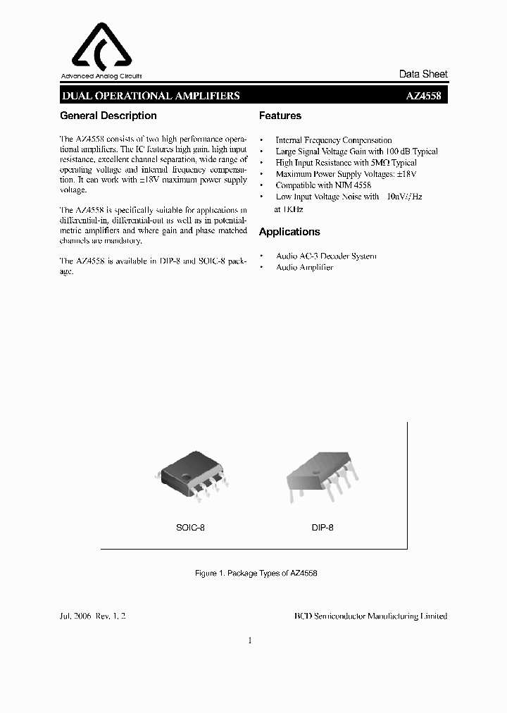 AZ4558M_1153364.PDF Datasheet
