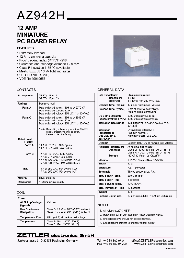 AZ942H-1C-9DTH_1215171.PDF Datasheet
