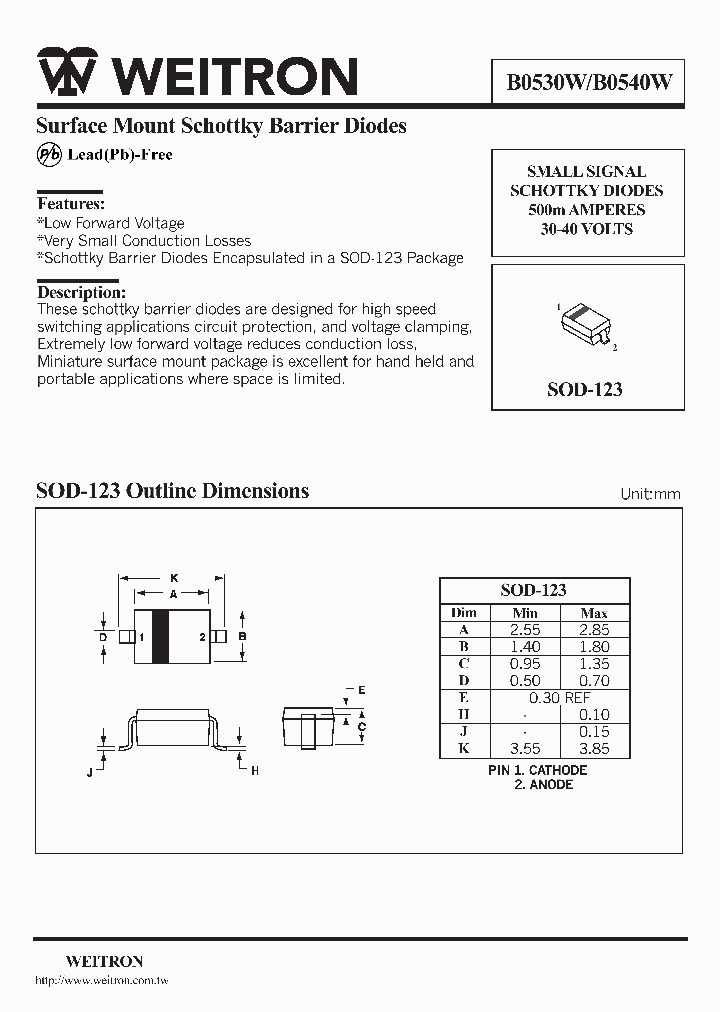 B0530W_1091523.PDF Datasheet