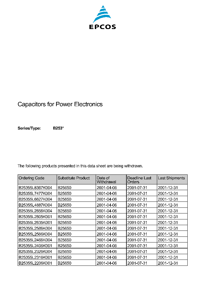 B25650_1215315.PDF Datasheet