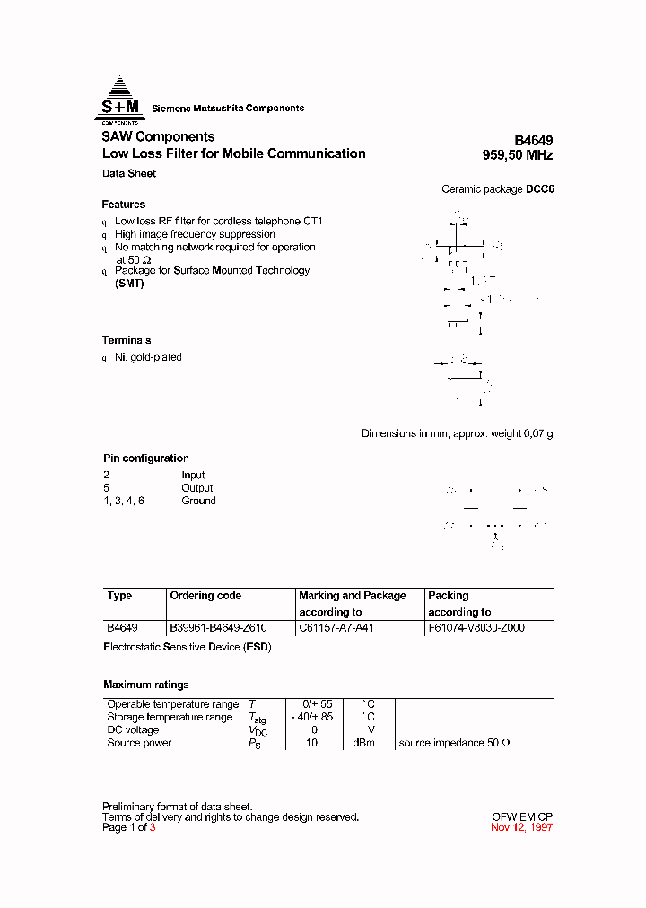 B39961-B4649-Z610_1174777.PDF Datasheet
