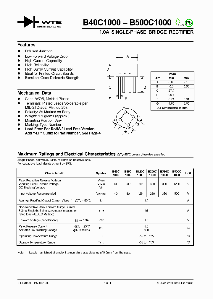 B40C100006_1215890.PDF Datasheet