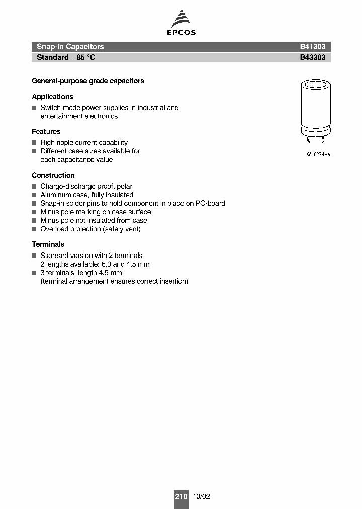 B43303R0157M007_1216008.PDF Datasheet