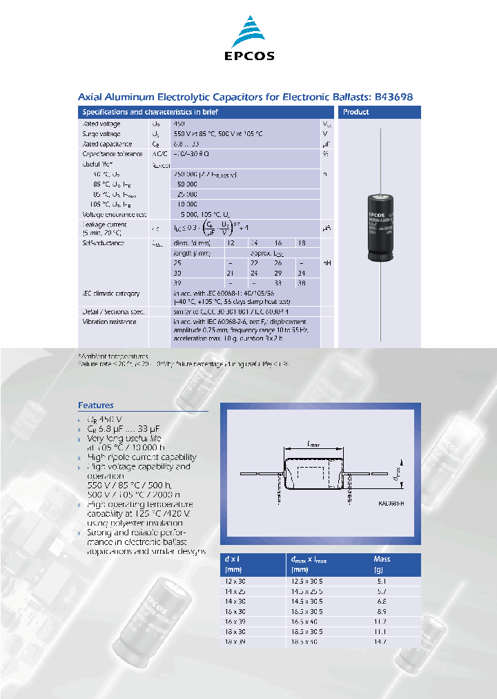 B43698_1216029.PDF Datasheet