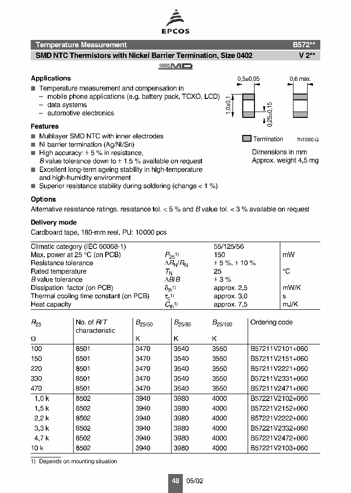 B57221V2102060_1113307.PDF Datasheet