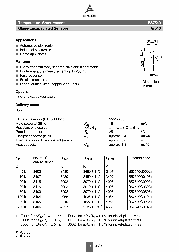 B57540G0103_1056208.PDF Datasheet