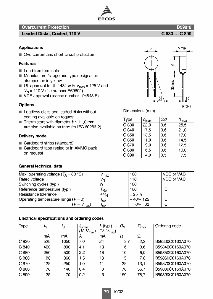 B59890C0160A070_1216149.PDF Datasheet