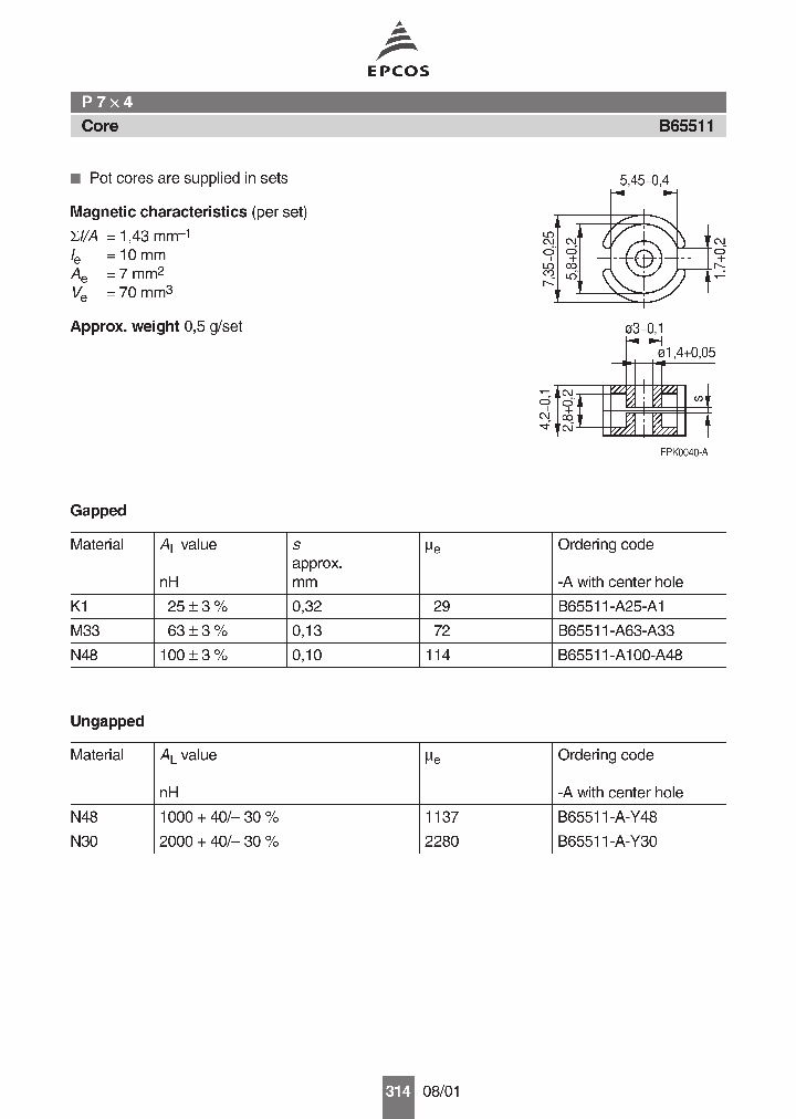 B65512-C-T1_1216171.PDF Datasheet