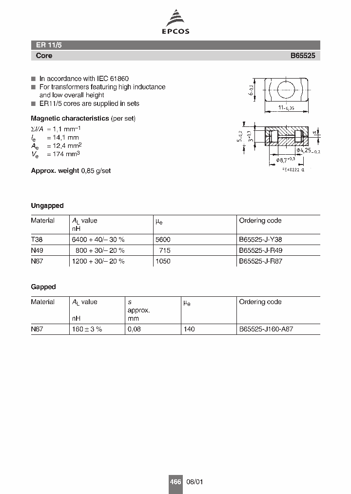 B65526-B1010-T1_1216176.PDF Datasheet