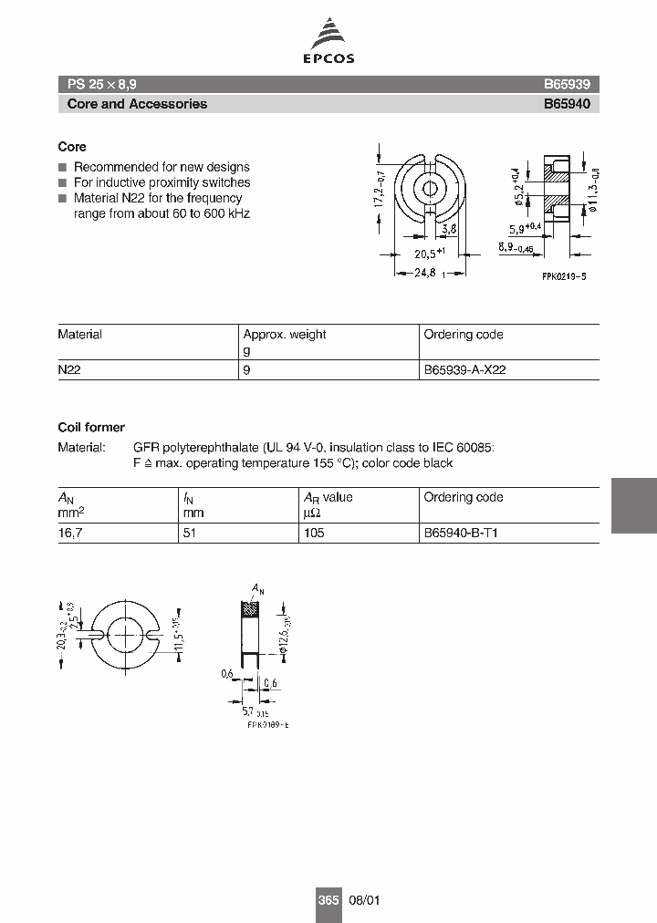 B65940-B-T1_1216222.PDF Datasheet