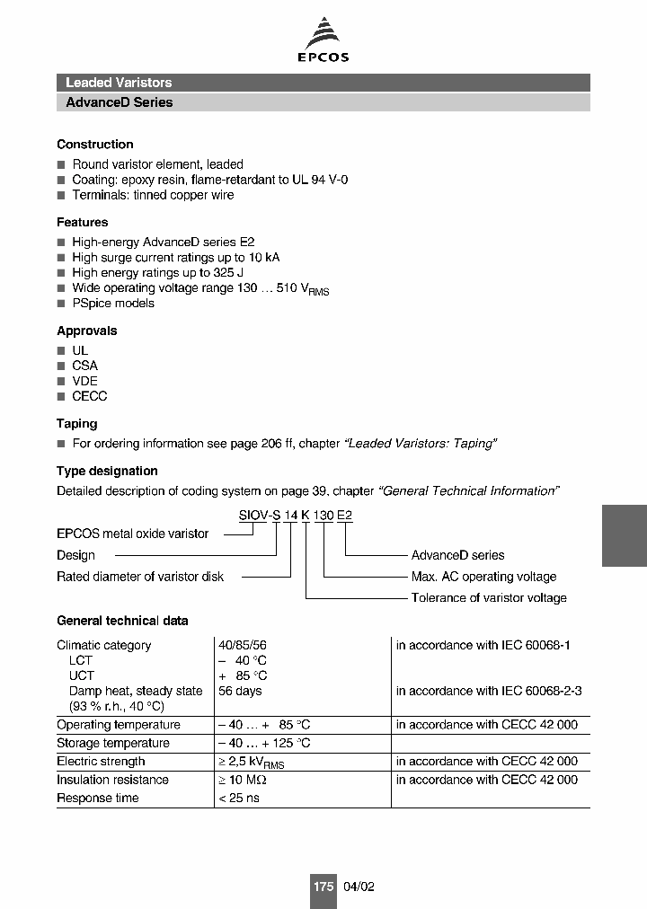 B72220S2251K101_925661.PDF Datasheet