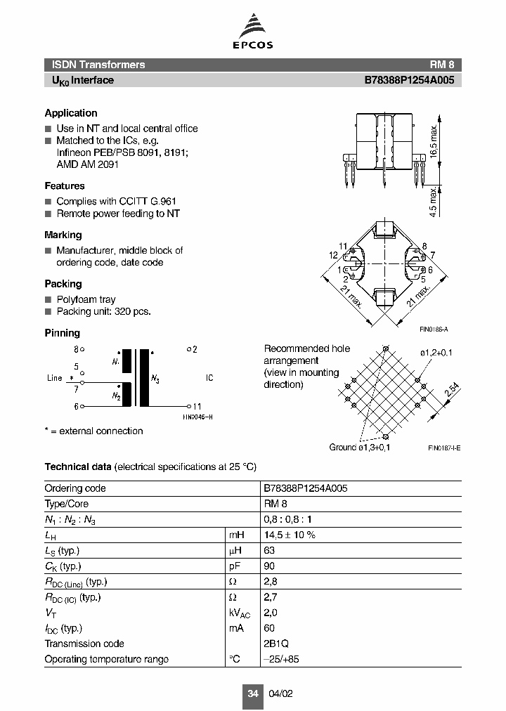 B78388P1254A005_1216342.PDF Datasheet