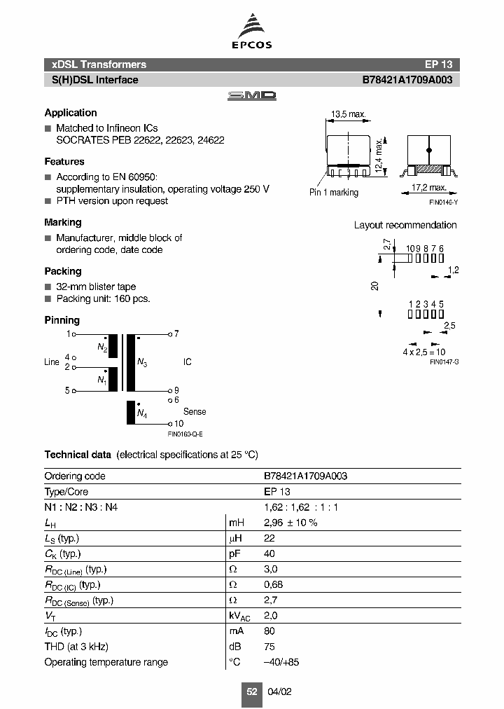 B78421A1709A003_1216356.PDF Datasheet