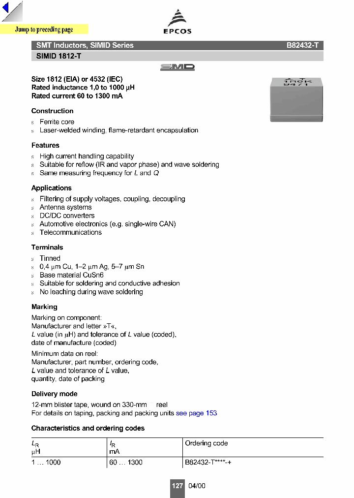 B82432-T_1216387.PDF Datasheet