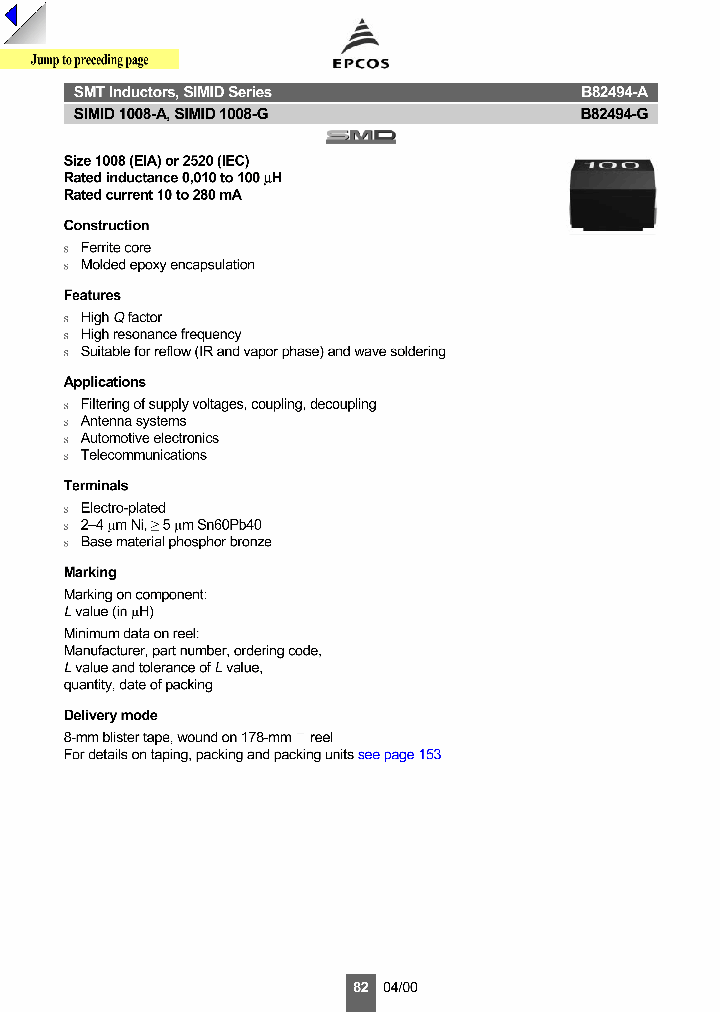 B82494-A1100-K_1186387.PDF Datasheet