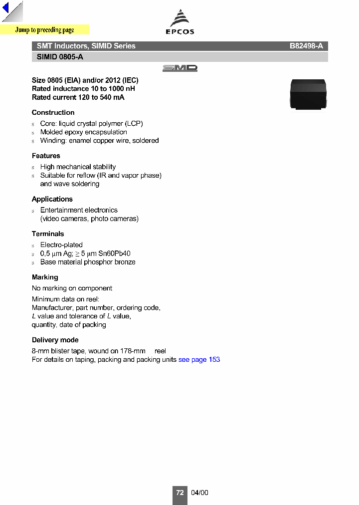 B82498-A3100-K_1085081.PDF Datasheet