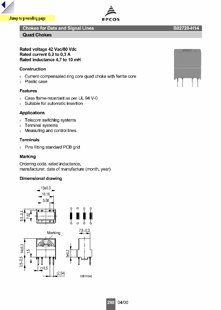 B82720-H14-A25_1216416.PDF Datasheet