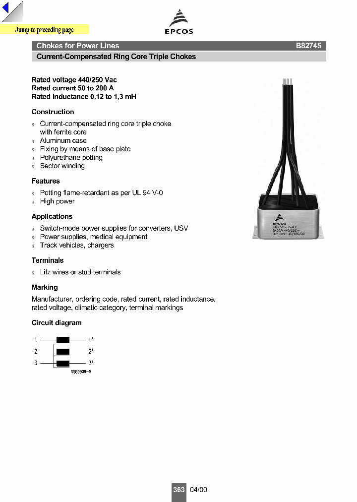 B82745-C5-A7_1216423.PDF Datasheet
