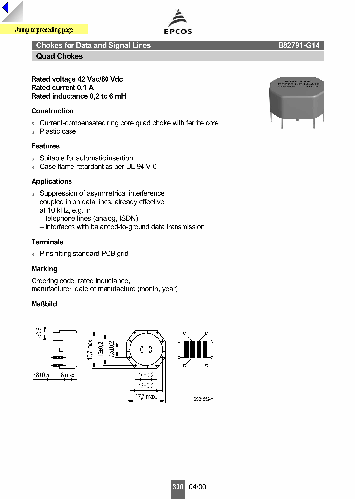 B82791-G14-A17_1216429.PDF Datasheet
