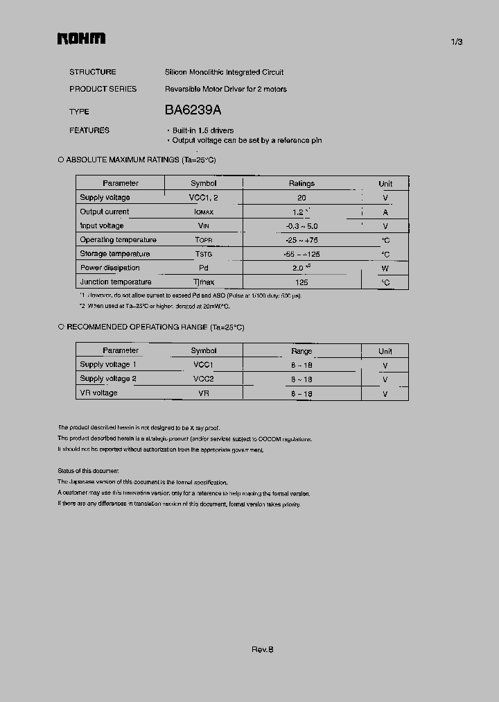 BA6239A_1216805.PDF Datasheet