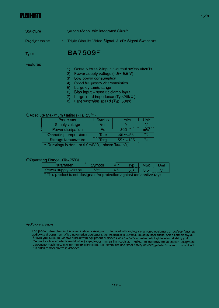 BA7609F_1216928.PDF Datasheet