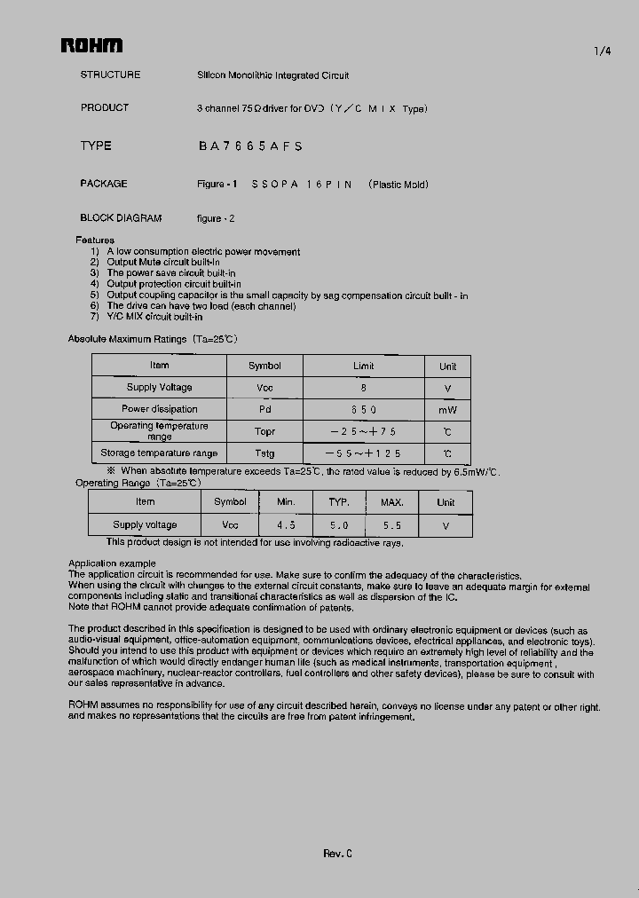 BA7665AFS_1057332.PDF Datasheet