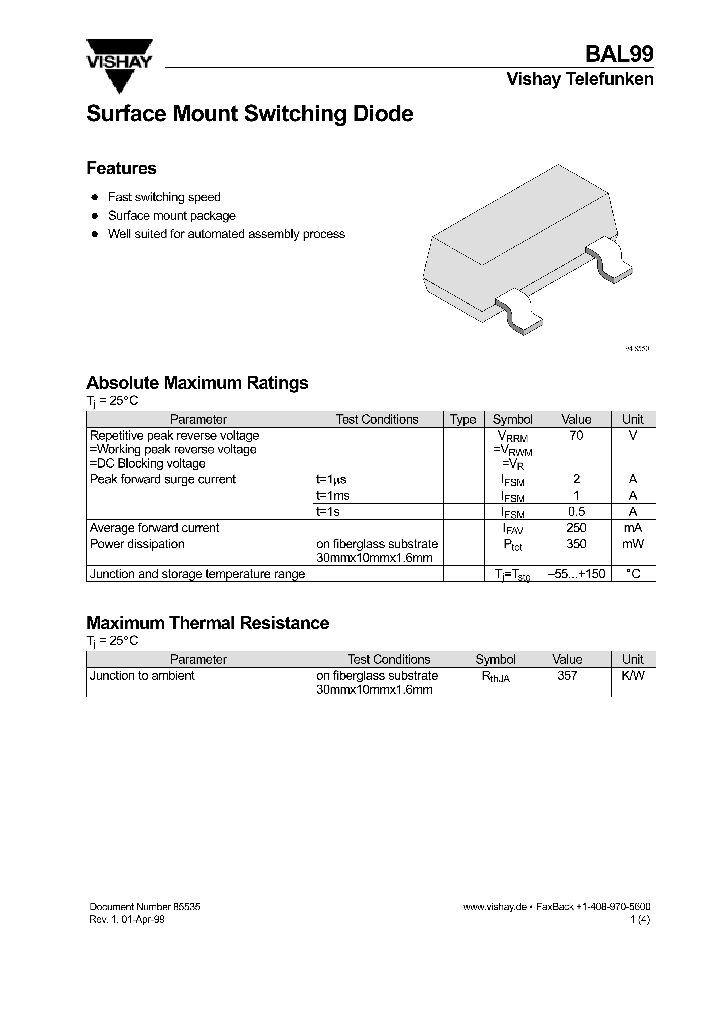 BAL99_1152590.PDF Datasheet