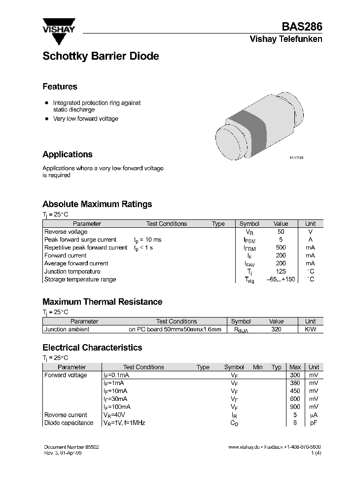 BAS286_1217199.PDF Datasheet