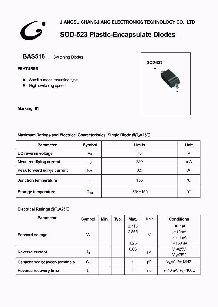 BAS516_1149571.PDF Datasheet