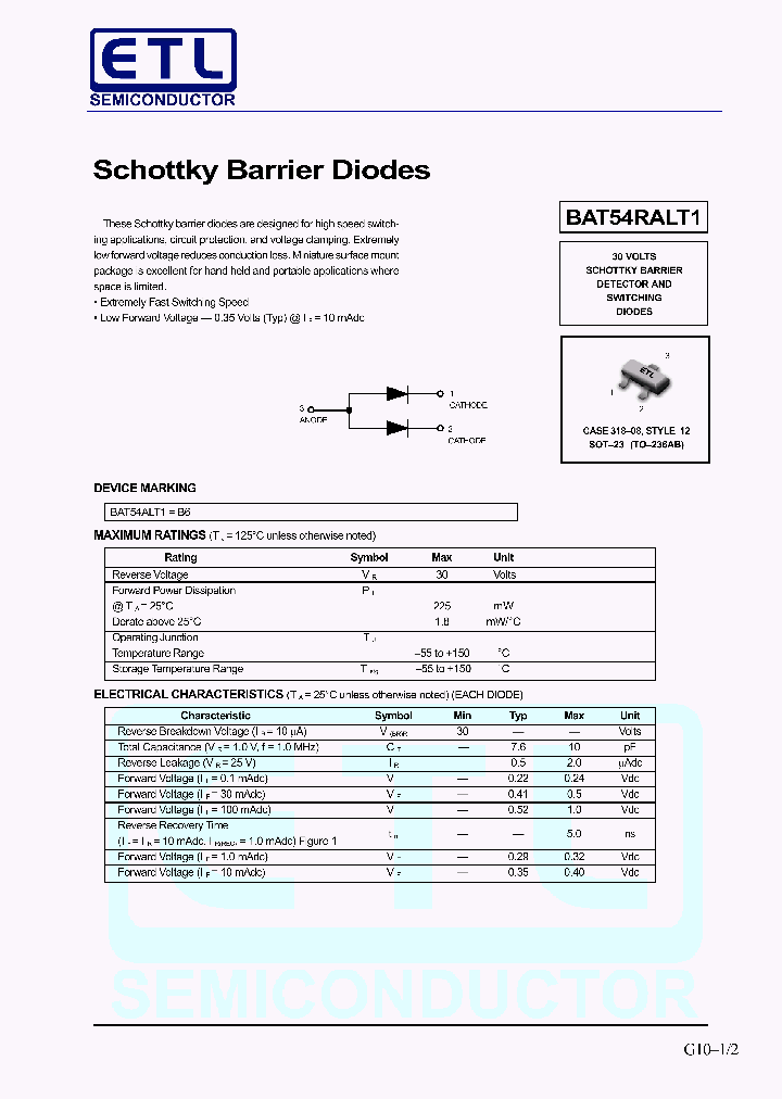 BAT54RALT1_1217398.PDF Datasheet